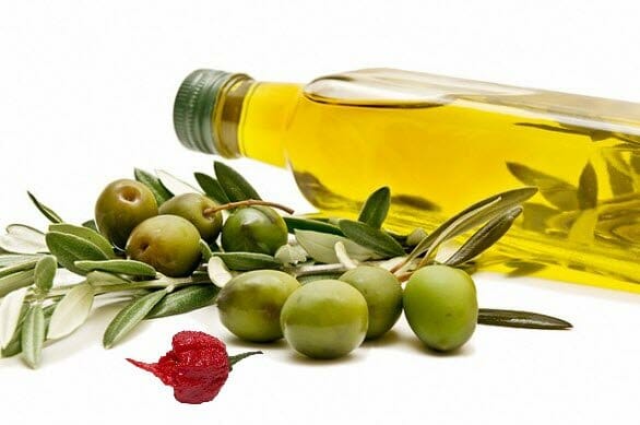 Olio Piccante bottiglia olive